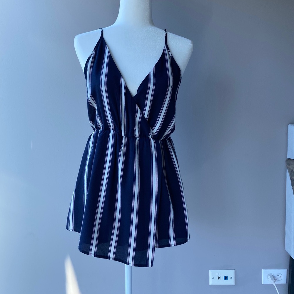 Wrap Skort Romper - image 1